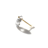 Dots ピアス ブラックルチルクォーツ【完売】