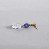 luxe Essence ピアス デュモルチェライトインクォーツ&タンザナイト 2stones