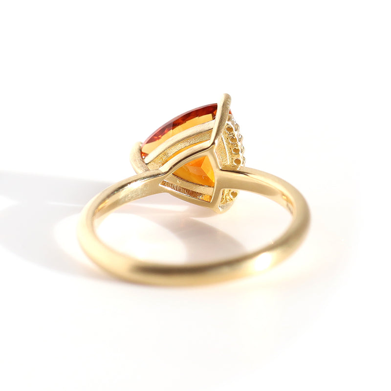 Petal リング シトリン 9号/11号