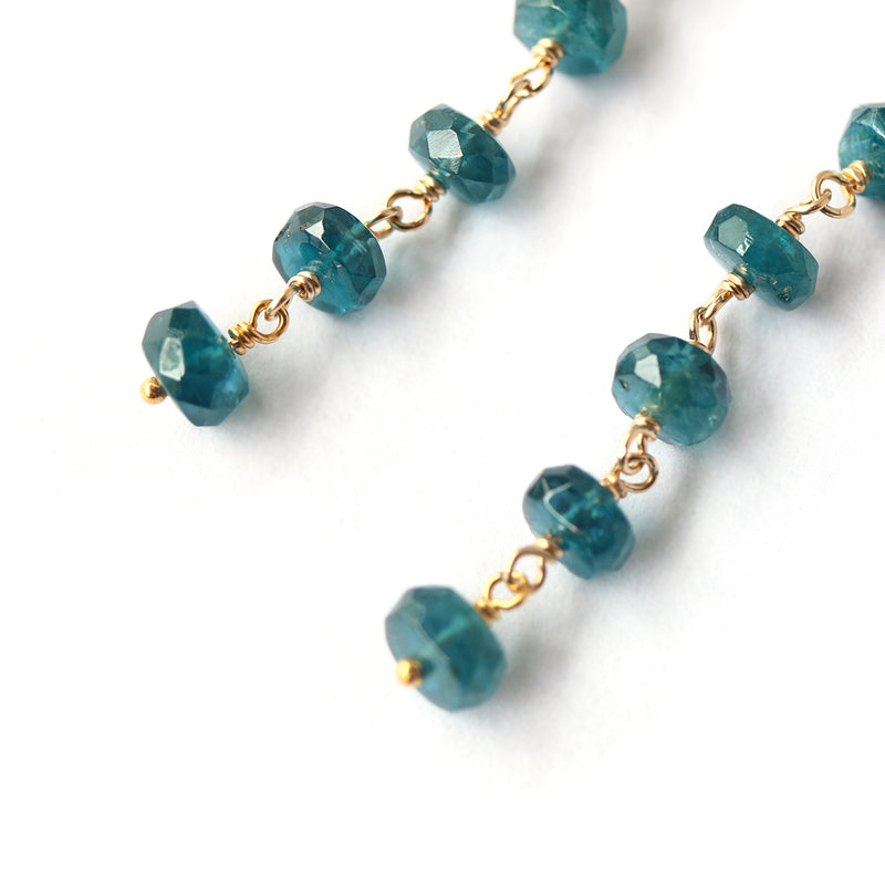 luxe Essence ショートピアス ネオンカイヤナイト