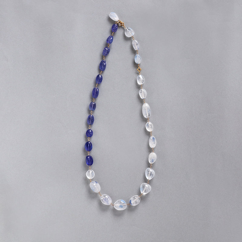 luxe Essence ネックレス デュモルチェライトインクォーツ&タンザナイト