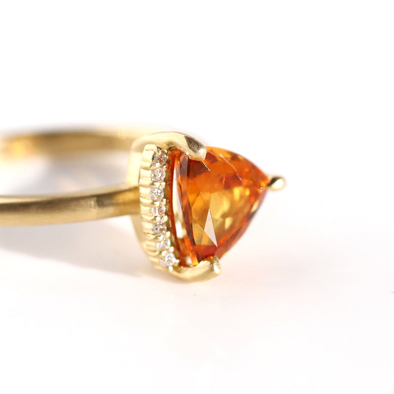 Petal リング シトリン 9号/11号