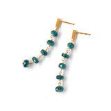 luxe Essence ショートピアス ネオンカイヤナイト