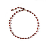 luxe Essence ネックレス ガーネット ツイスト&オーバル