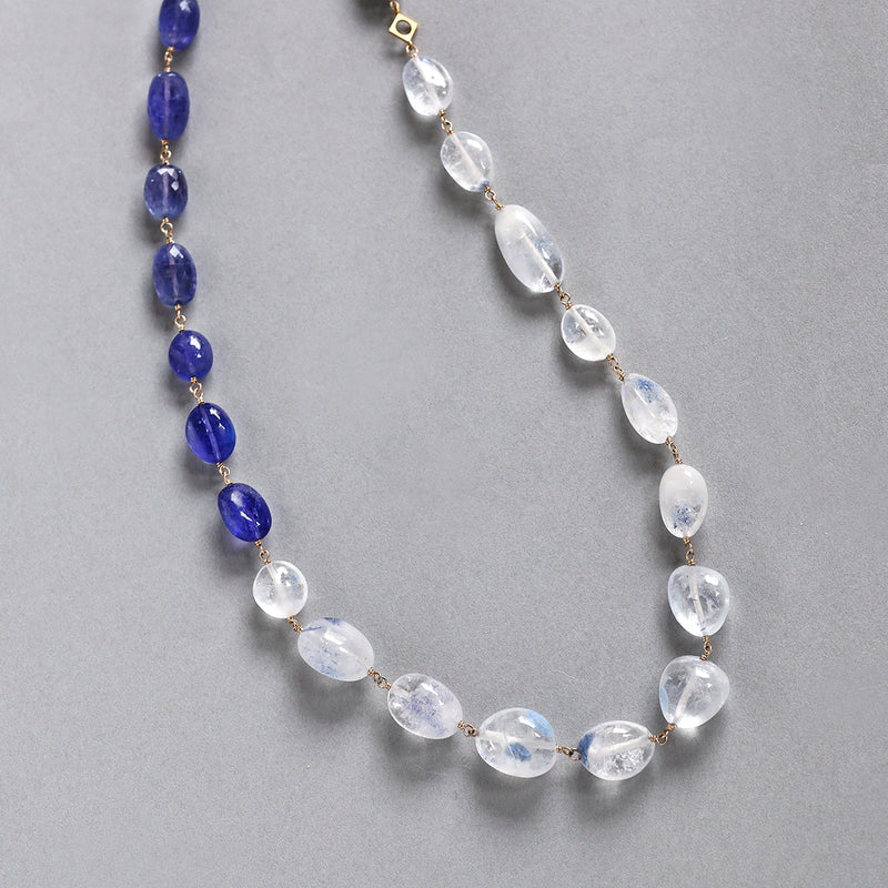 luxe Essence ネックレス デュモルチェライトインクォーツ&タンザナイト