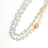 luxe Essence ロングネックレス アクアマリン＆インペリアルトパーズ
