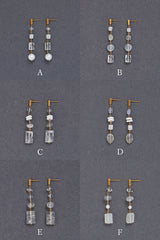 luxe Chance ロングピアス White Edition