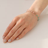 luxe Essence ブレスレット モルガナイト＆エメラルド