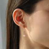 luxe Essence ピアス モルガナイト＆ピンクサファイア