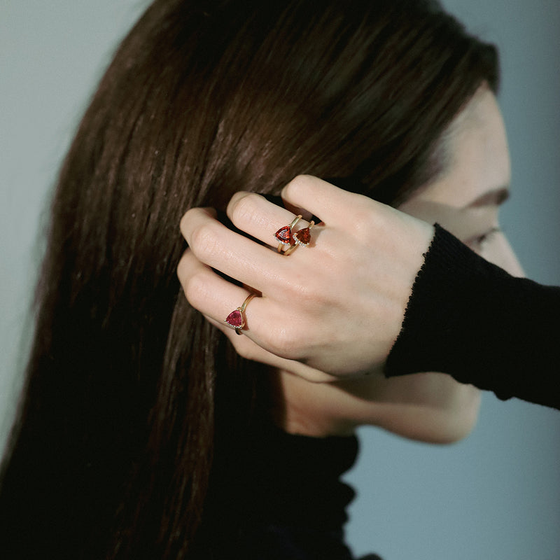 Petal リング ピンクトルマリン 9号