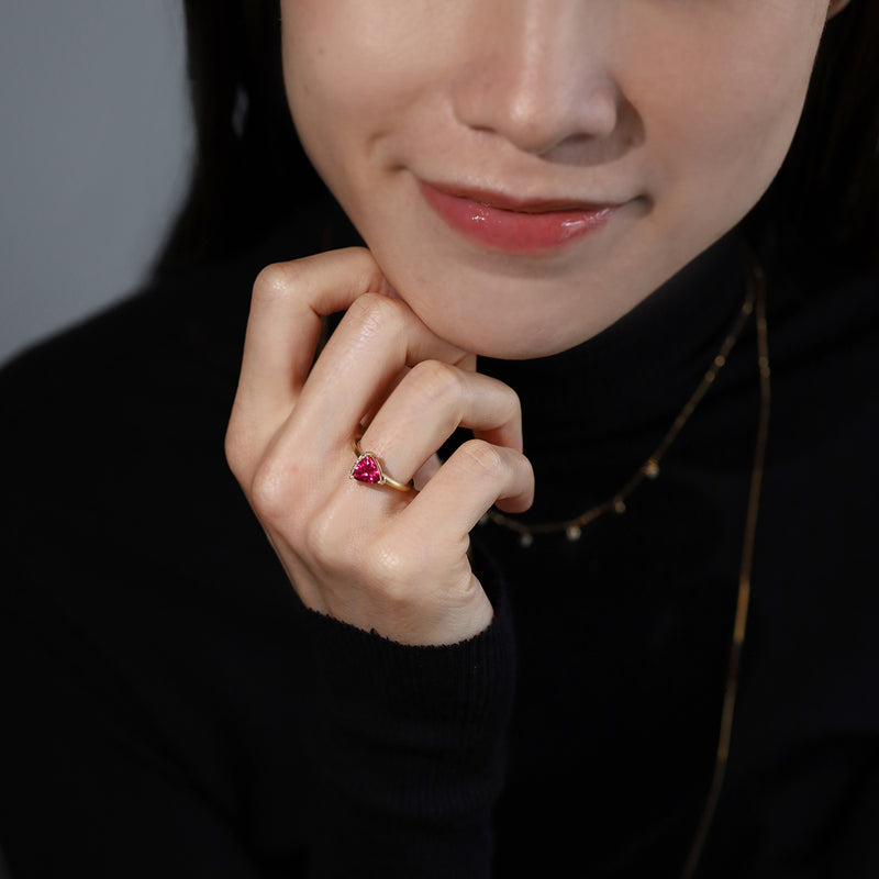 Petal リング ピンクトルマリン 9号