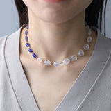 luxe Essence ネックレス デュモルチェライトインクォーツ&タンザナイト