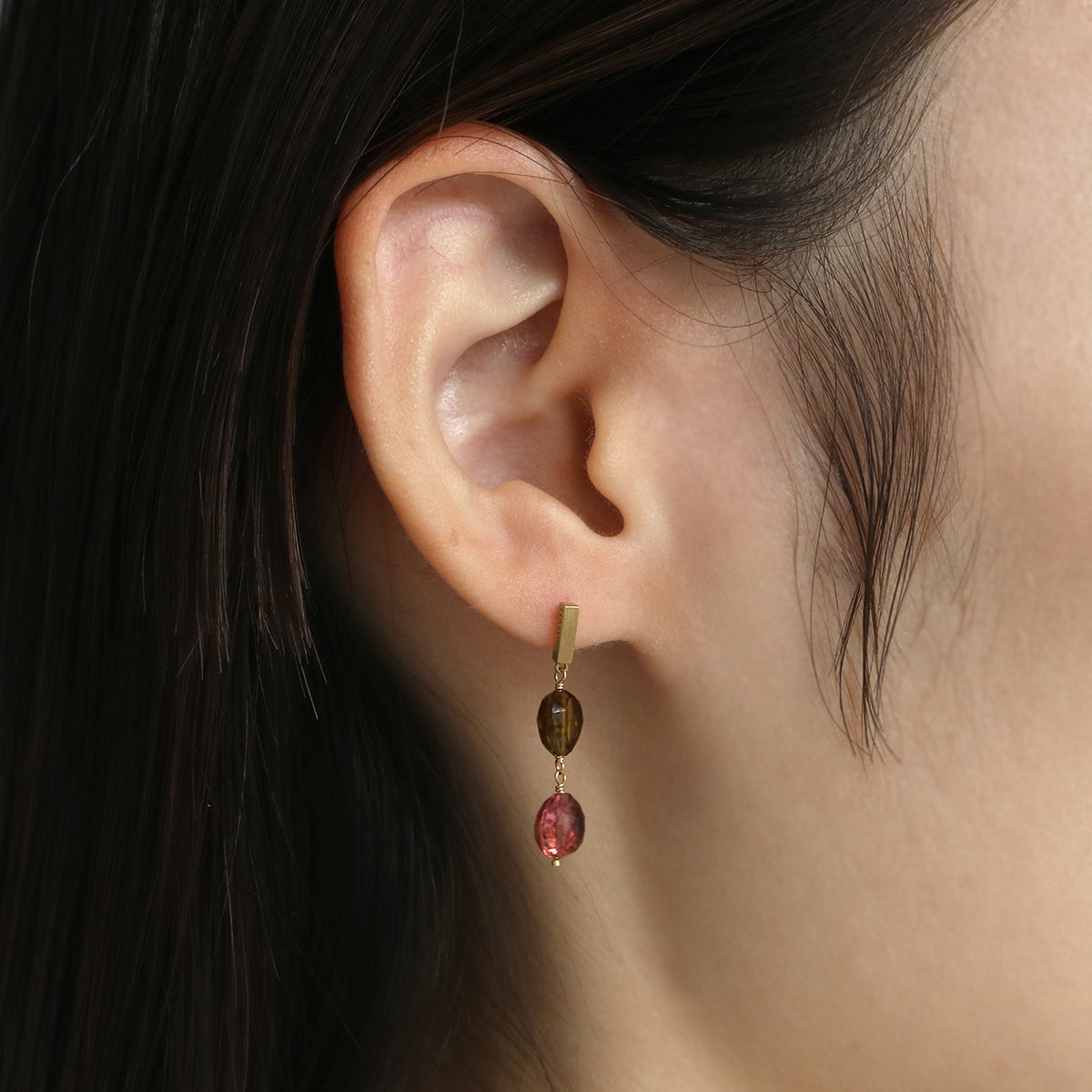 ピアス トルマリン | エシカルジュエリー HASUNA(ハスナ)