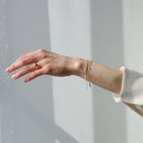 luxe Essence ブレスレット イエローサファイア＆ホワイトサファイア【オーダー制作】