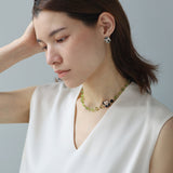 One of a kind ネックレス ペリドット＆ウィルクス貝