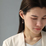 luxe Essence ピアス モルガナイト＆ピンクサファイア