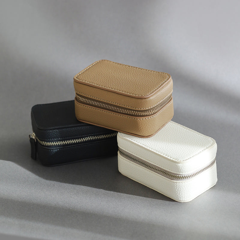 SOÉJU×HASUNA Veganレザレットジュエリーケース