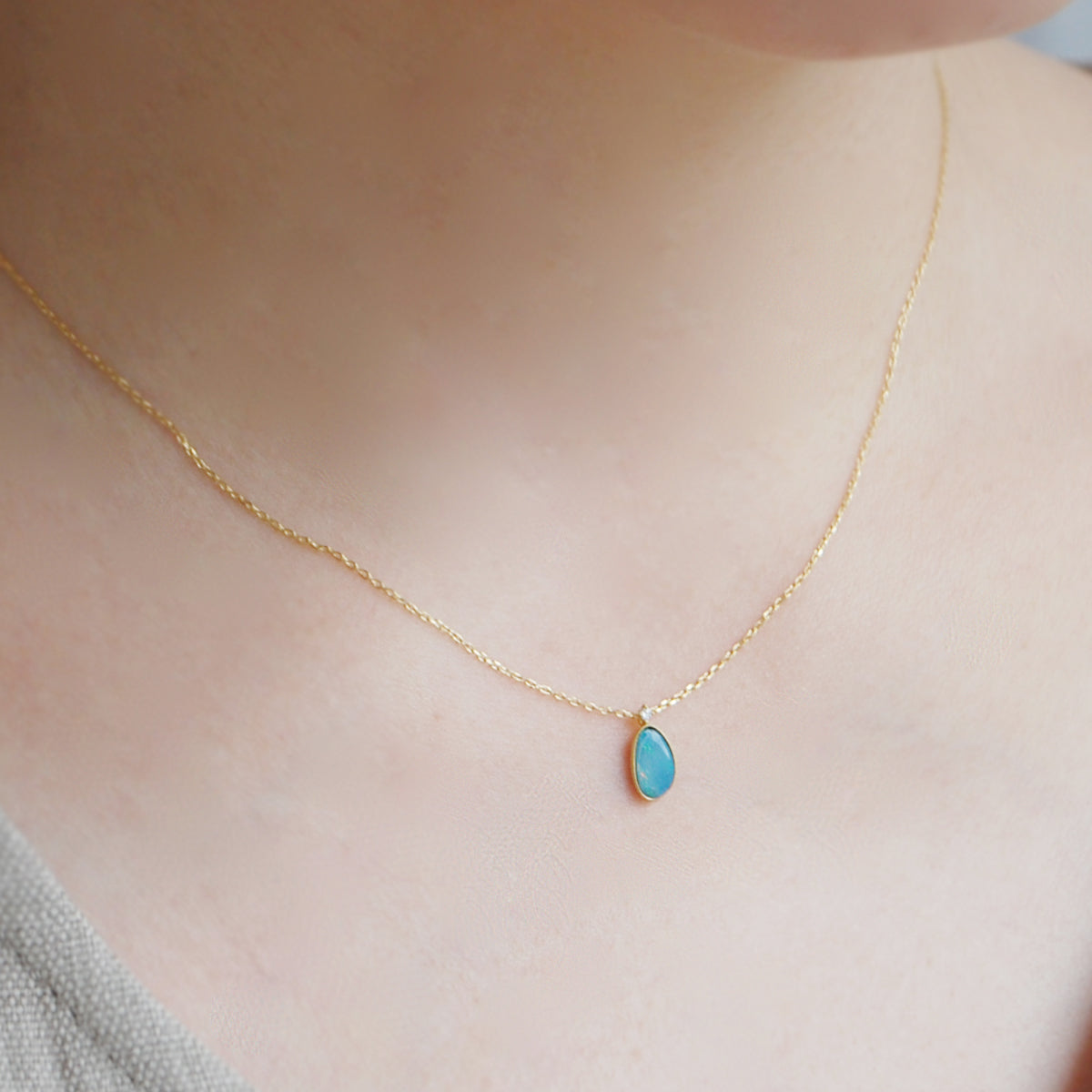 Petal ネックレス ダブレットオパール Petit | エシカルジュエリー
