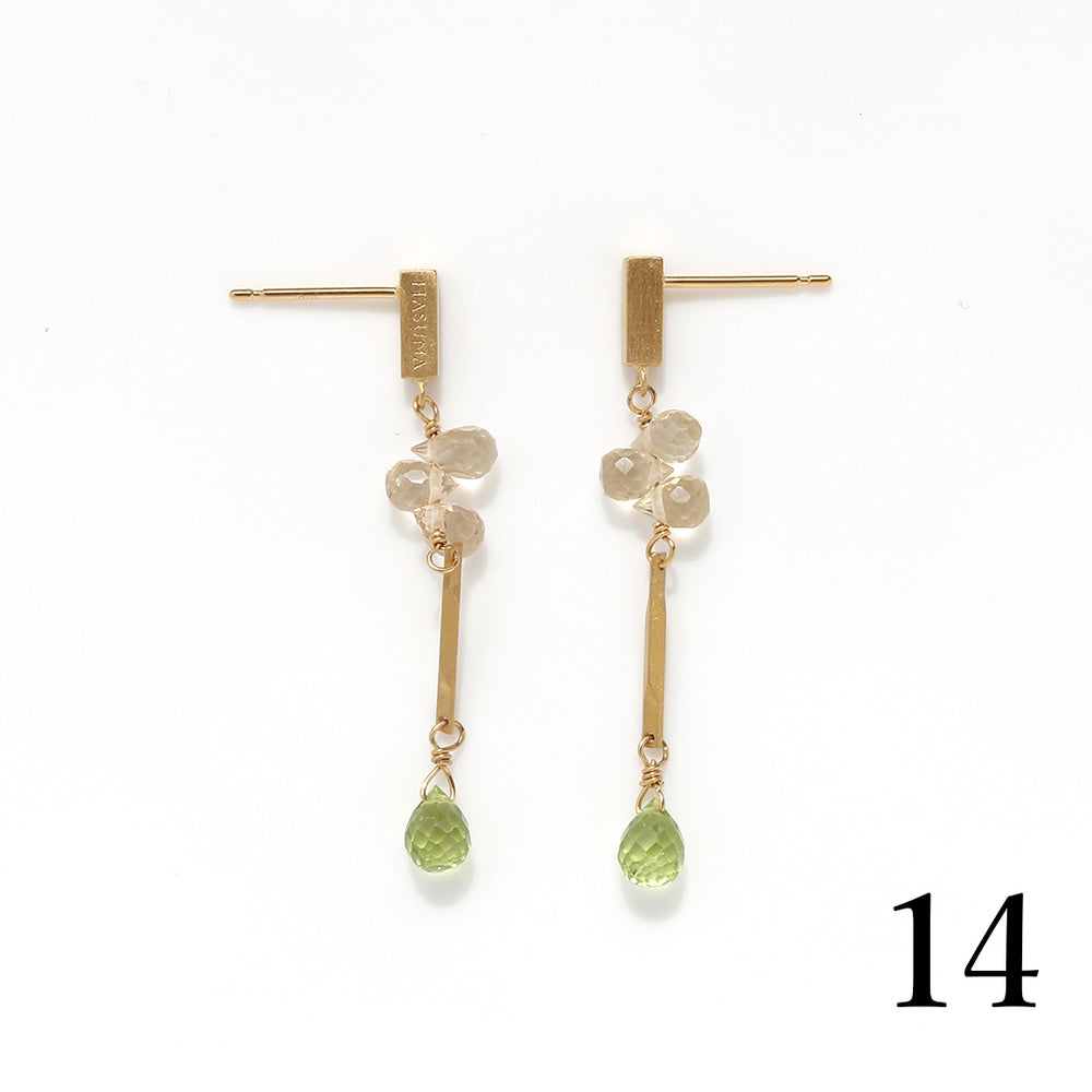 luxe Chanace ピアス#2 | エシカルジュエリー HASUNA(ハスナ)