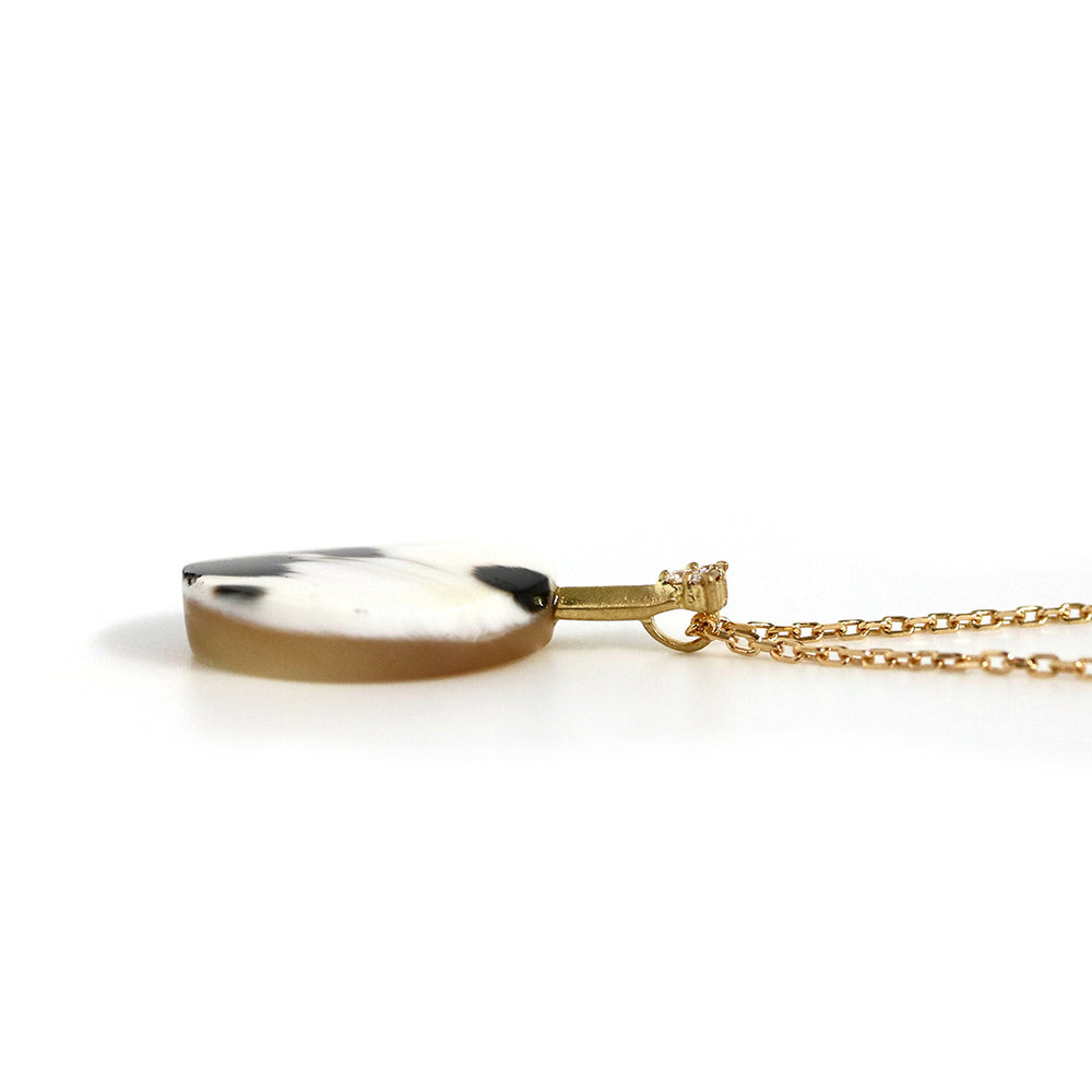 l'unique ネックレス オーバル ウィルクス貝 | エシカルジュエリー