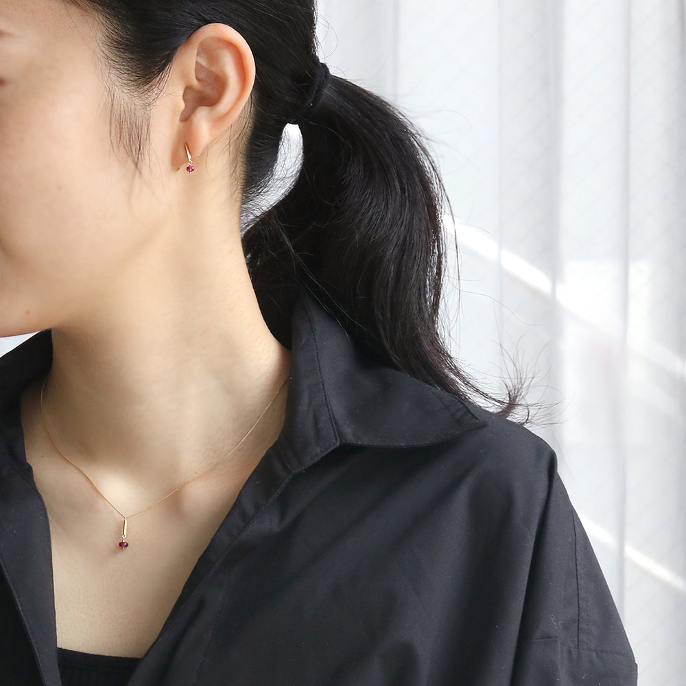 HASUNA ピアス　Signatureコレクション・カラーストーンシリーズ Signature ピアス エチオピア産オパール | エシカルジュエリー